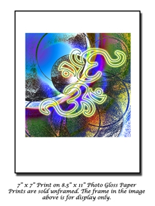 Reflections of the Divine - Om Symbol Art
